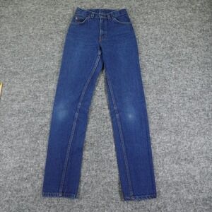 Vintage Levis Orange Tab Jeans Womens 5 Juniors Blue Denim Tapered USA Made‎